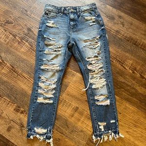 KanCan ankle cut jeans